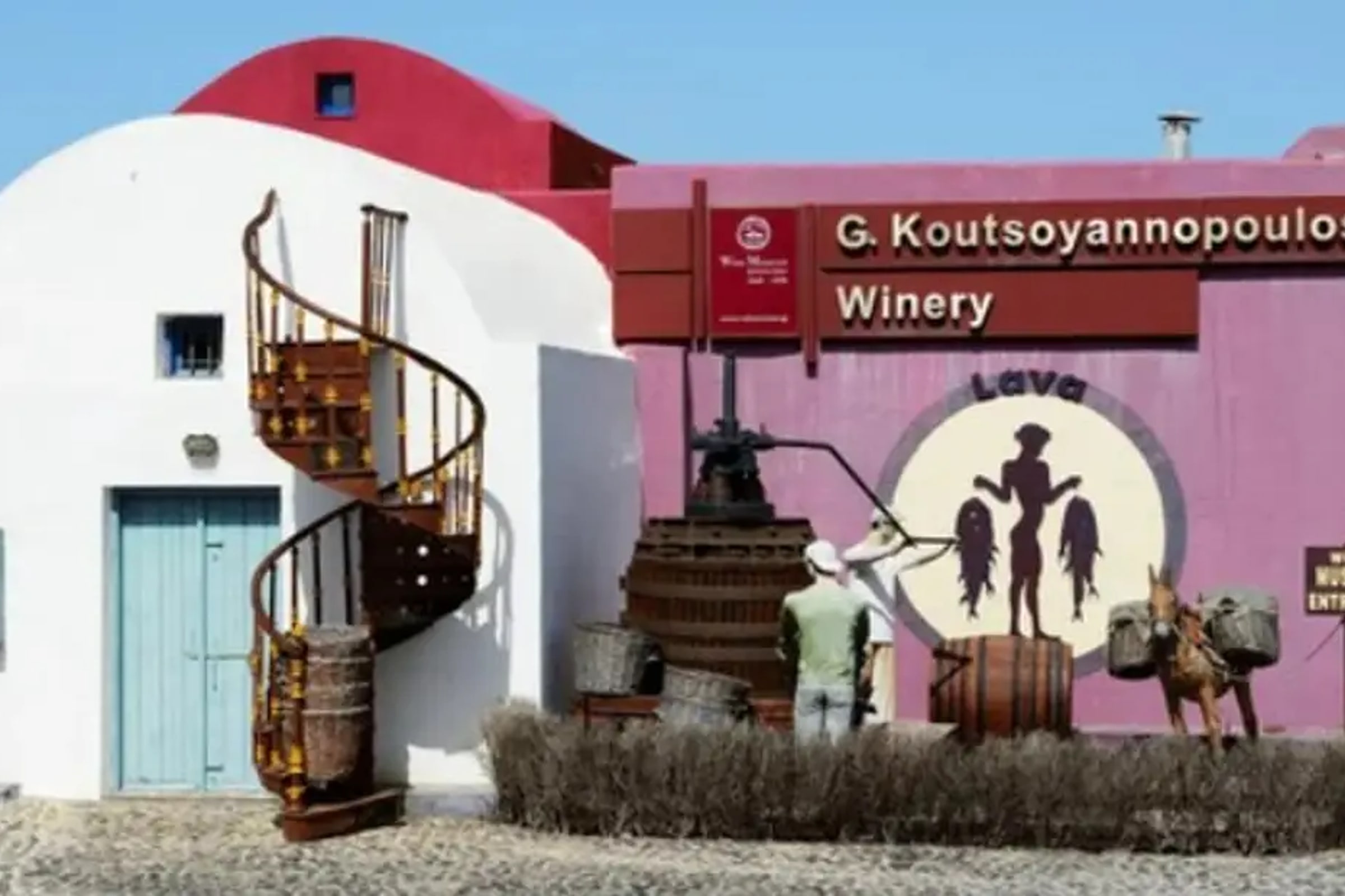 Weintour auf Santorin